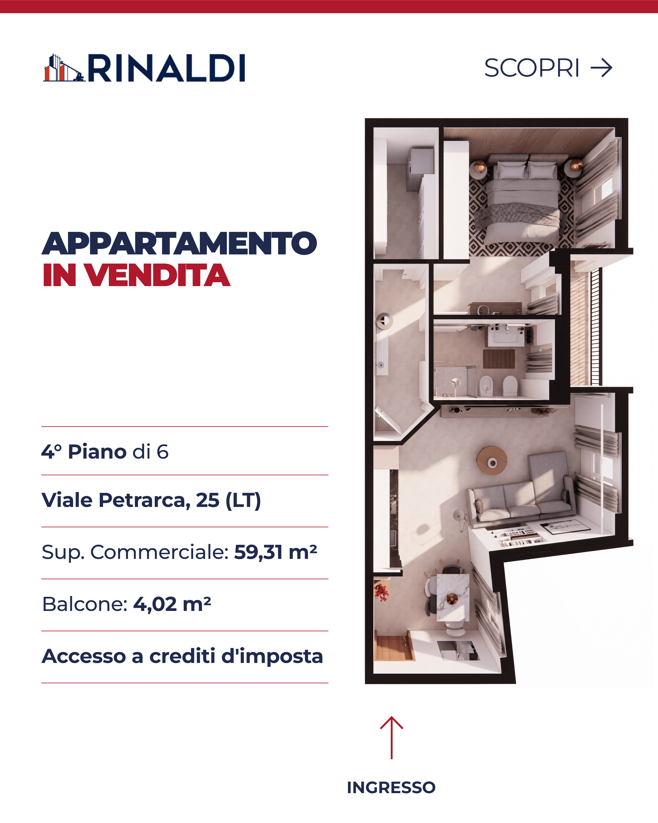 Viale Petrarca, 25 int. 1